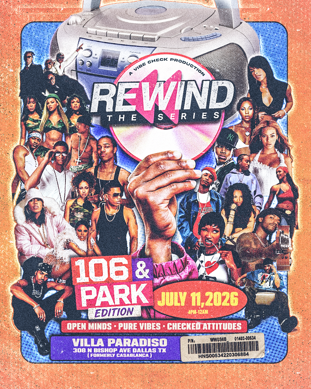 REWIND: 106 & Park Edition flyer